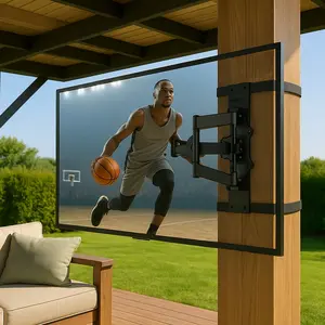 ZeboZap ZZTVA2022 DIY Strap On Gazebo TV Mount - Versatile Mount for Gazebo TV with Durable Design and Easy Installation