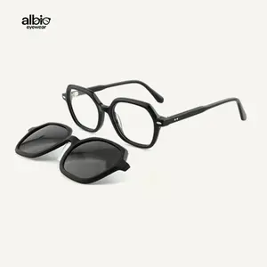 Alloio sunglasses, magnetic sunglasses case, 50–20–145 mm, UV protection, three uses for one pair
