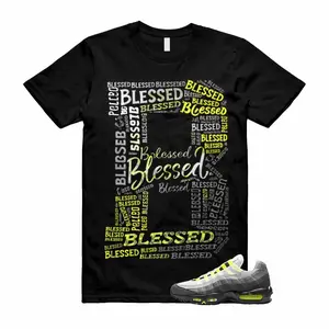 Blessed 95 Neon Streetwear Tee – Air Max Match Graphic T-Shirt