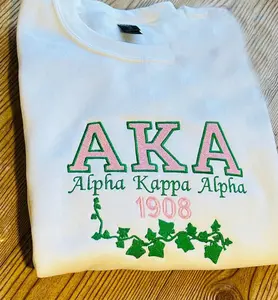 A.K.A Embroidered sweatshirt, crewneck, trending apparel