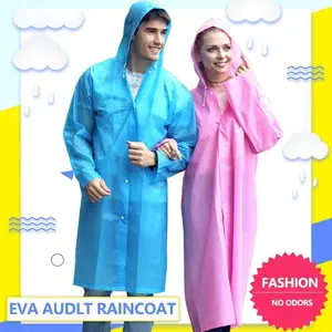 Adult & Kids Outdoor Multi-Color Fashion Long Lightweight Rain Coat, Waterproof Rainproof Strong Functionality, Stylish Design for All Weather Conditions