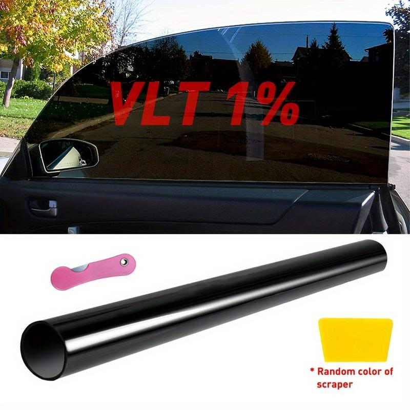 1Pcs 3M Uncut Roll Window Tint Film Black 70% 5% 20% VLT 20" x 10ft Fit For Car Front Rear Windshields Windows Sunroof 1% 25% Transmittance 5 percent window tint