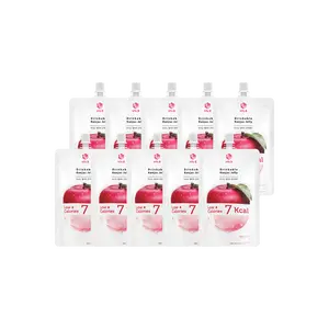 Jelly.B Low-Sugar Low-Calorie Konjac Jelly, Apple Flavor 5.07 fl oz x 10 Packs