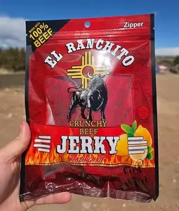 Blazing Hot El Ranchito Crunchy Beef Jerky Net Wt. 2 oz