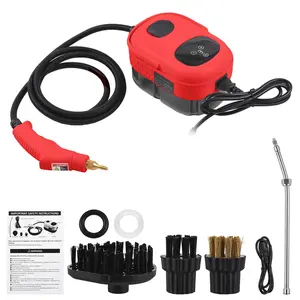 2500W High Pressure Steam Cleaner 1100ml 3 Bar Portable Handheld with 3 Brush Heads for Home Car Detailing High-Temperature 105°C 6 Adjustable Levels