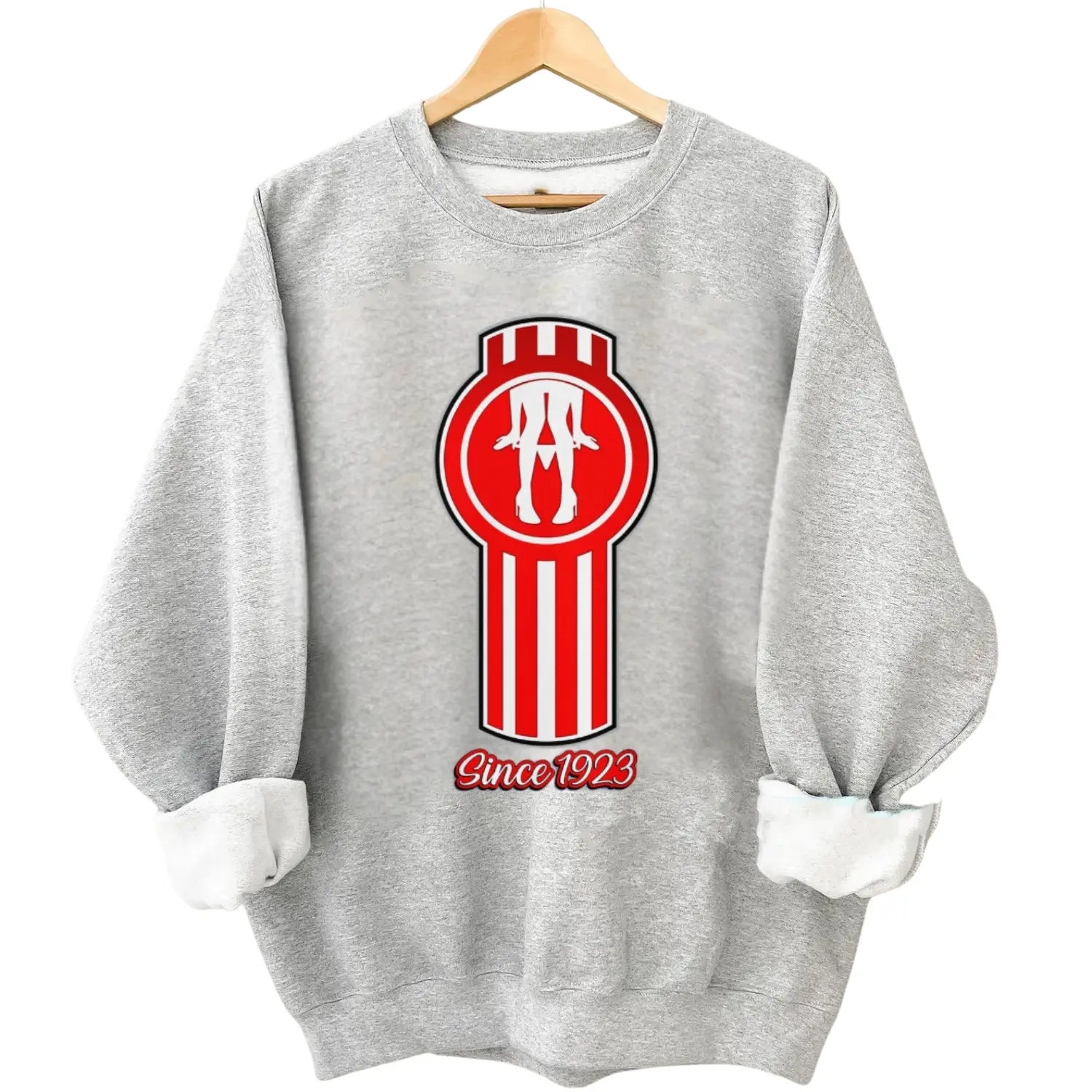 Kenworth Panty Dropper Since 1923 Sweatshirt - Hoodie - T-shirt, Vintage Trucker Graphic Crewneck, Retro Semi Truck Driver Apparel, Classic Truck Lover Gift, Menswear Womenswear