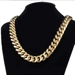 Men's Miami Cuban18K Necklaces, Men's Hip Hop Necklace