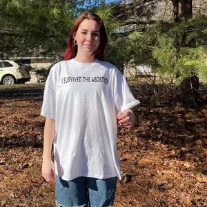 “I survived the abortion” T-shirt