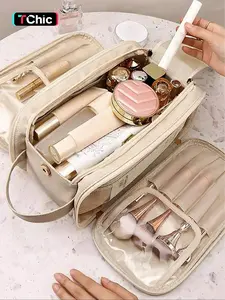 〖Valentines Day〗Makeup Bag, Cosmetics Bag, Large Capacity Cosmetic Storage Pouch, Multi-Functional Travel Organizer, Waterproof Hanging Toiletry Bag