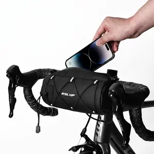 Multi-functional Bicycle Handlebar Bag with Bike Handle Grip, Quick-Installation Front Tube Storage, Detachable Shoulder Strap – Sports & Outdoor Cycling Accessory