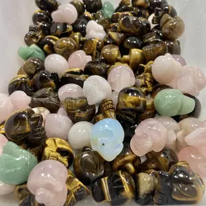 [Carving]  10 pcs Crystal human skulls mini size(20mm)