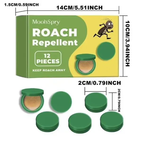 Cockroach repellent and bait, cockroach repellent gel for eliminating indoor infestations and roach nest elimination, effective solution for small to large cockroaches, ready to use, ideal for hidden areas