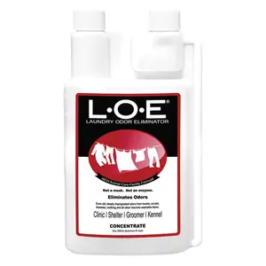 Odorcide Laundry Odor Eliminator Concentrate – Pet Smell & Urine Odor Eliminator for Clothes – Non-Enzymatic Formula, L.O.E. (32 oz or Gallon)