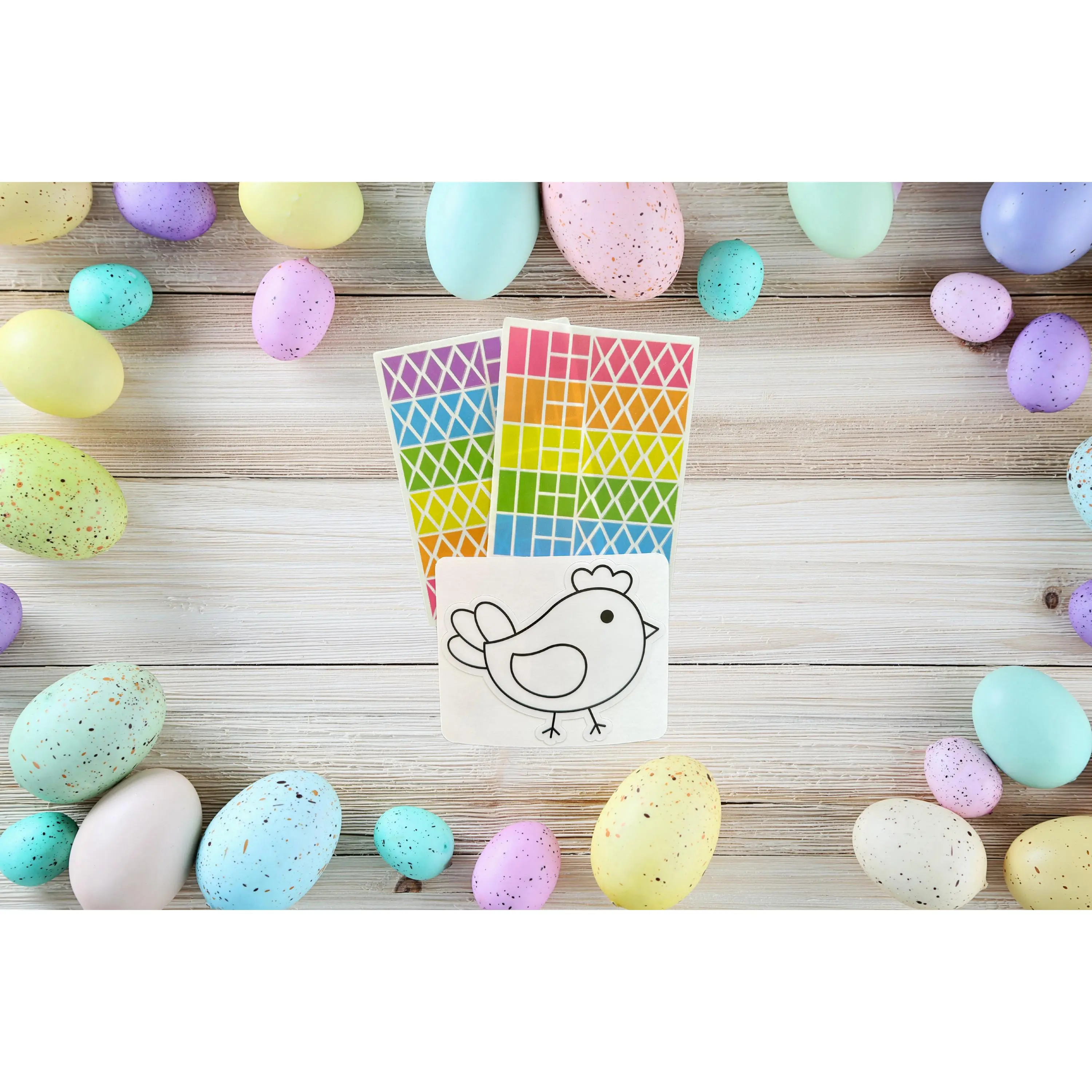 Stained Glass Bird Easter Basket Stuffers, Bird Buddy Suncatcher Kits, Hello Spring Bird Party Favors, Spring Arts and Crafts Window Clings