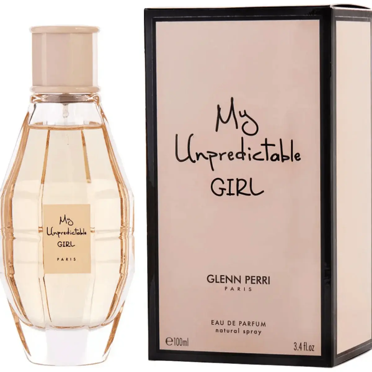 My Unpredictable Girl by Glenn Perri Women's EDP Perfume, Women Perfumes with Cedar, Citrus & Floral Notes, 3.3-3.4 fl oz (3 to 3.9 fl oz Range), New In Box, Jasmine, Vanilla