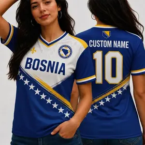 Custom Bosnia Soccer Jersey, Personalized Soccer Jersey, Black Bachelorette Outfit