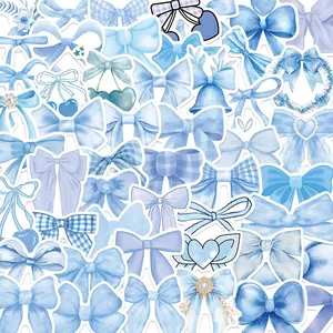 Bowknot Pattern Sticker, 50/1000pcs Sticker Packs Waterproof Self Adhesive Decor Paper, Decor Sticker for Gift Greeting Card & Water Bottle & Laptop, Ornaments
