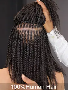 African Natural Curl Human Hair Bundles, 8-20 Inches 30g 4C Coily Hair, Ideal for Braids, Dreadlocks, Weaves, Locks Hairstyles