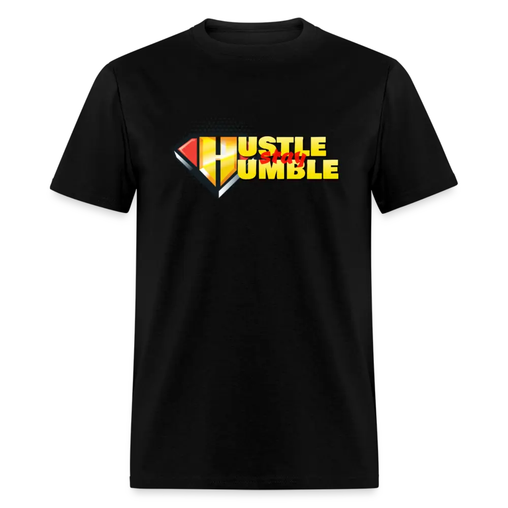 Hustle But Stay Humble Unisex Classic T-Shirt  HUSTLE HARD, STAY HUMBLE!  This Motivation Tee is for the GO-GETTERS!  Clean streetwear style, unlimited vibes. Level up your daily grind. Buy Now! ️ Top Womenswear Tshirt Streetwear Summer Shortsleeve