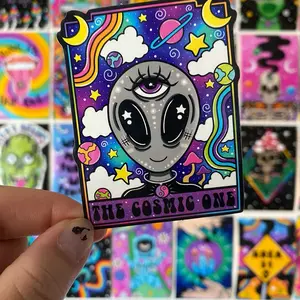 The cosmic one sticker