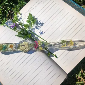 Fairy Flower Athame Resin Dagger Decor Decorative Floral Ornaments