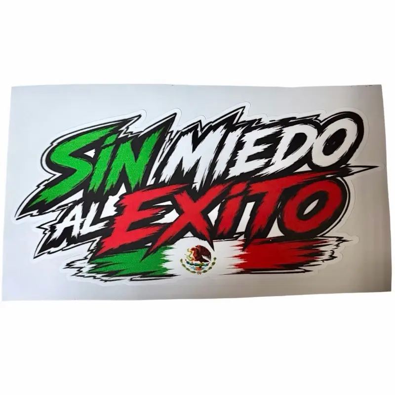 No fear Mexico decal