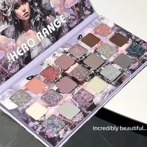 21-Color Cold Moon Eyeshadow Palette Matte and Shimmer, Shimmering Eyeshadow Palette, Glittery, Multi-Functional Eyeshadow, Eyeshadow Makeup