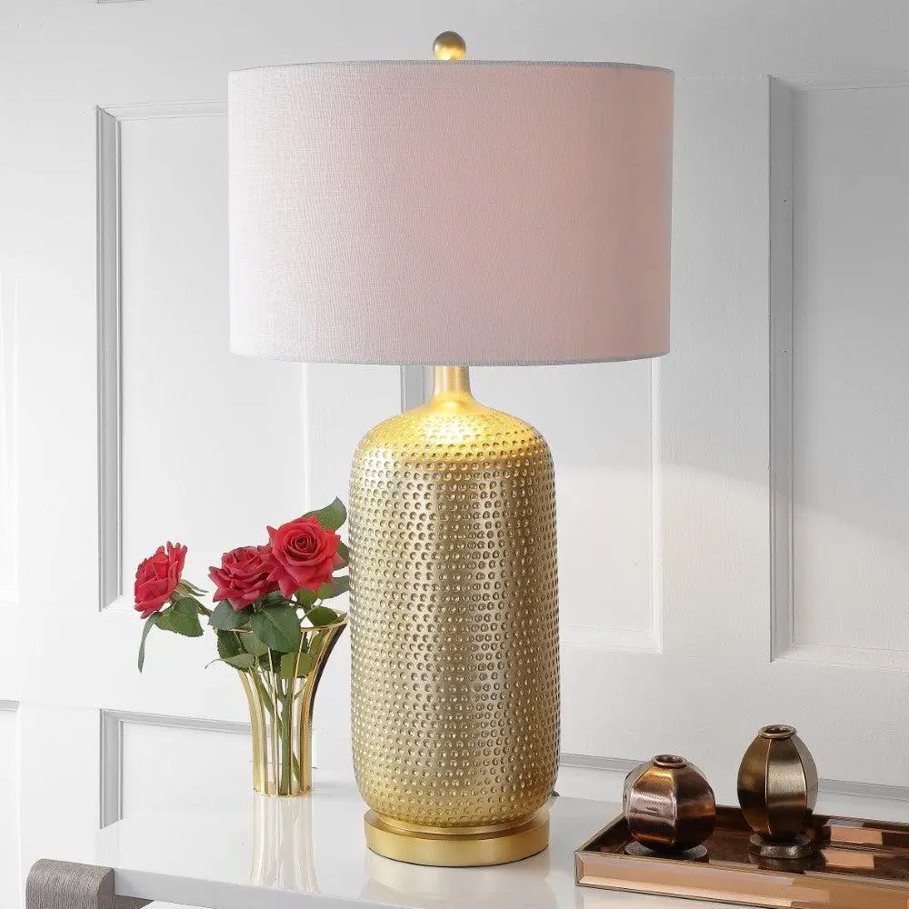 JONATHAN Y Sophia Resin LED Desk Lamp - Interior Lights, Desk Lamp Aesthetic for Bedroom, Living Room, Dorms, Desk Accessory