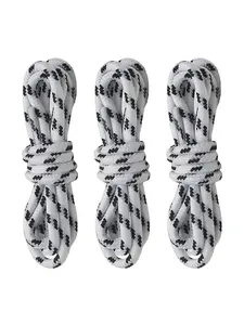 Round Shoelaces [3 Pairs], Heavy-Duty Work Boots Lace-Up Half Round 4mm, Suitable for Industrial Boots