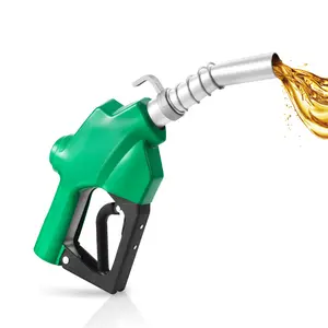 VEVOR 1 Inch NPT Automatic Fuel Nozzle,  Max Flow Rate 21.6 GPM, Auto Shut Off Diesel Gas Pump Nozzle with 3-Speed Trigger Lock & 1-3/16 in (OD=30.1 mm) Spout for Gasoline, Diesel, Kerosene, Green