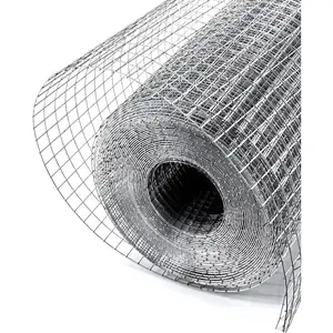 1/ 2inch  36 x 100 Feet 19 Gauge Chicken Wire - Hot-Dip Galvanized Hardware Mesh Roll Garden Fence Welded Wire and Chicken Wire