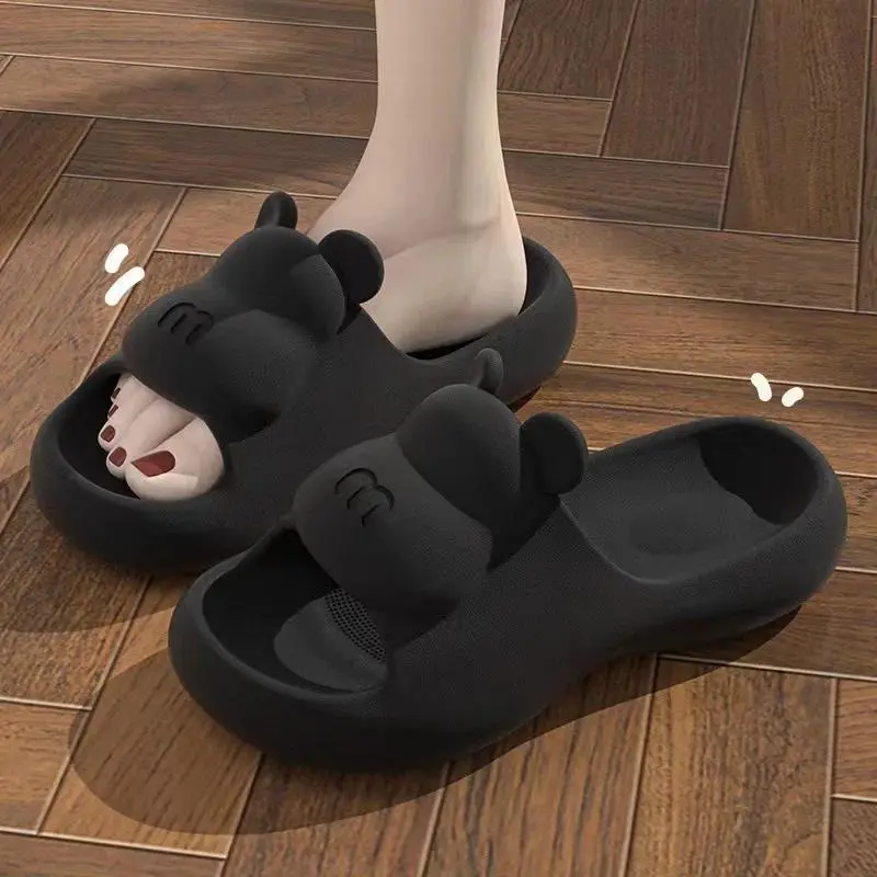 Slippers Men Women Wear Thick-soled Non-slip Summer Quarters Bathroom Shower Eva Sandals