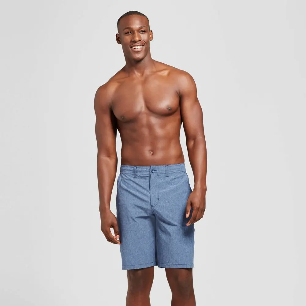 Goodfellow & Co Men's Hybrid Shorts Swimwear UPF 50+ 9" Swim, Lightweight Beach Trunks, Swimsuit
