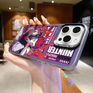 Full-time Hunter Hisoka fan phone case, made of thick TPU material, shockproof, an ideal choice for fashion enthusiasts. Suitable for iPhone 11, 12, 13, 14, 15, 16, 17, iPhone 17 PLUS, iPhone 17 PRO MAX, iPhone 17 PRO, iPhone 16E.