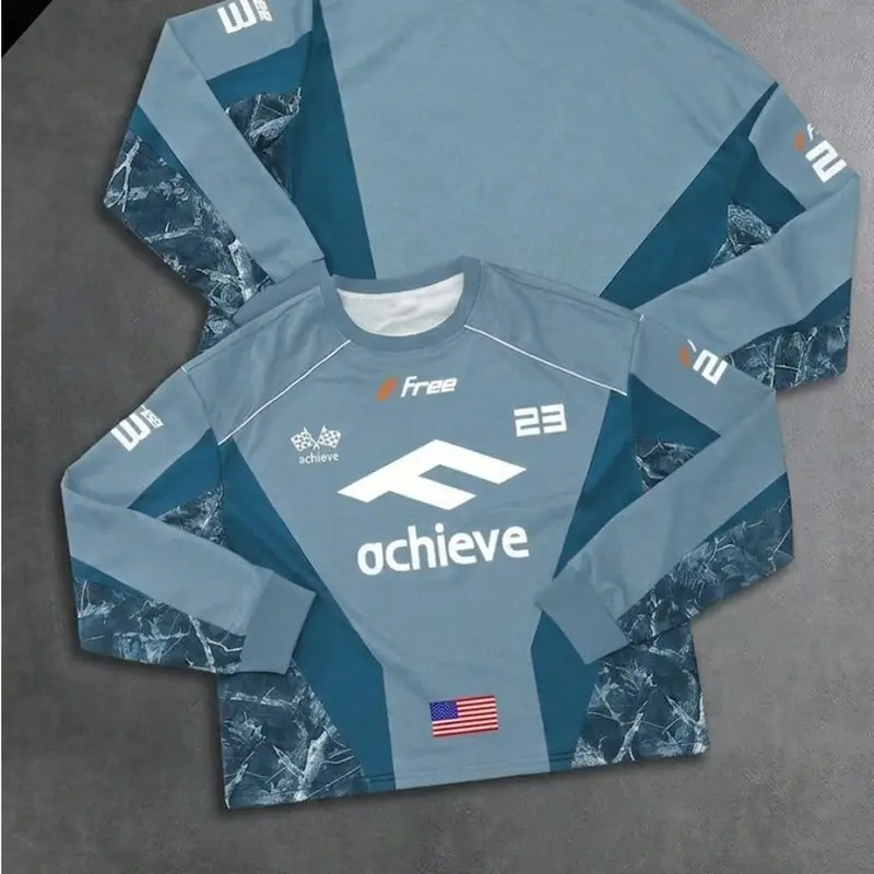 Men's Autumn Winter Comfortable Versatile Stylish Branch Ball Jersey, Trendy Sports Wear, Casual Fashion for Men, Sports Top, Sporty Sports Top, Sports Clothing