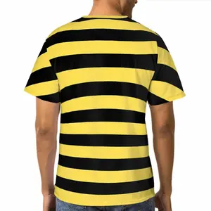 Kyn Apparel Men's Solid Color Polyester T   Stripes Personalize Thin T-Shirt Hipster Top