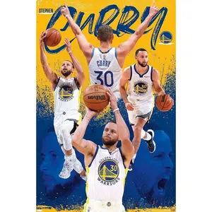 International NBA Golden State Warriors - Stephen Curry 22 Wall Poster, Bedroom