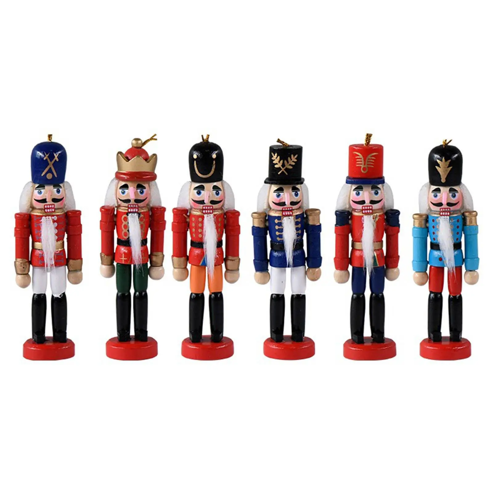 Christmas Wooden Nutcracker Soldier 13cm Nutcracker Puppet King Soldier Gifts