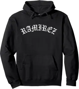 RAMIREZ Arched Old English Pullover Hoodie