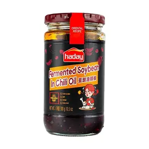 HAITIAN Spicy Fermented Black Bean Chili Oil 300g - Perfect for Rice, Noodles & Stir-Fry