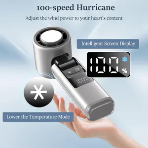 Arcticpad Portable Peltier Chill Pad Fan, 1800mah Battery Capacity, LED Display, 13k Rpm, 100 Adjustable Speeds, Ideal for Cooling