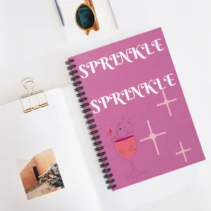Copy of Sprinkle Sprinkle Spiral Notebook - Ruled Line