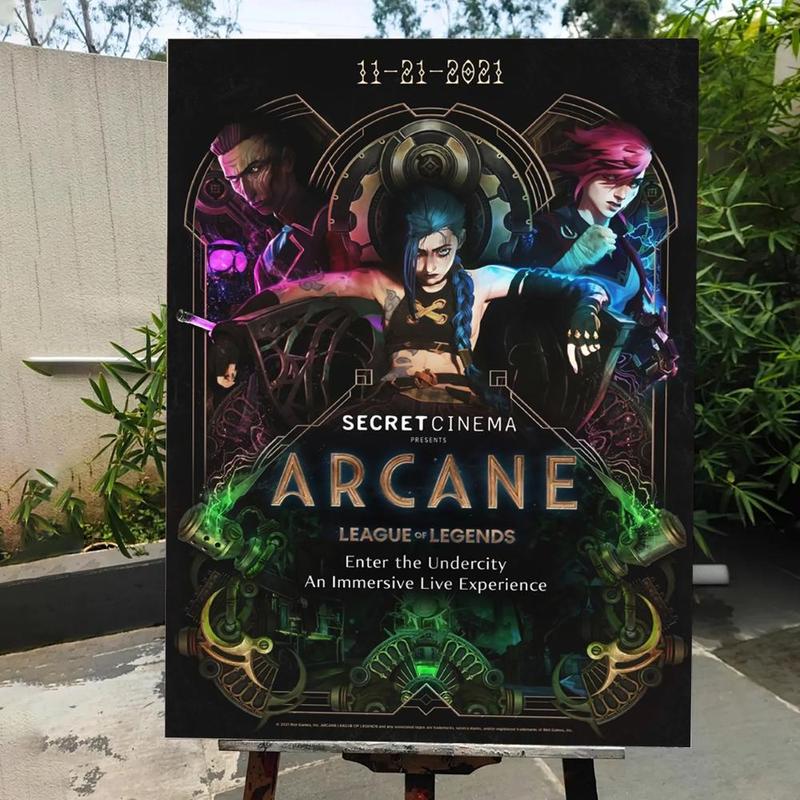 Game A-A-Arcane Main Art Movie Poster HD Waterproof Self-Adhesive Art Vibrant Wall Print for Living Room Bedroom Bar Parlor Home Decor Gift Fade-Resistant Easy-Apply Durable Dly Artwork