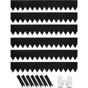 ugeleaf Metal Landscape Edging, 40" L x 6.5"  Metal Edging for Landscaping wit 7 count Stakes, Metal Garden Edging Pack of 6 (20  Total Lengt)