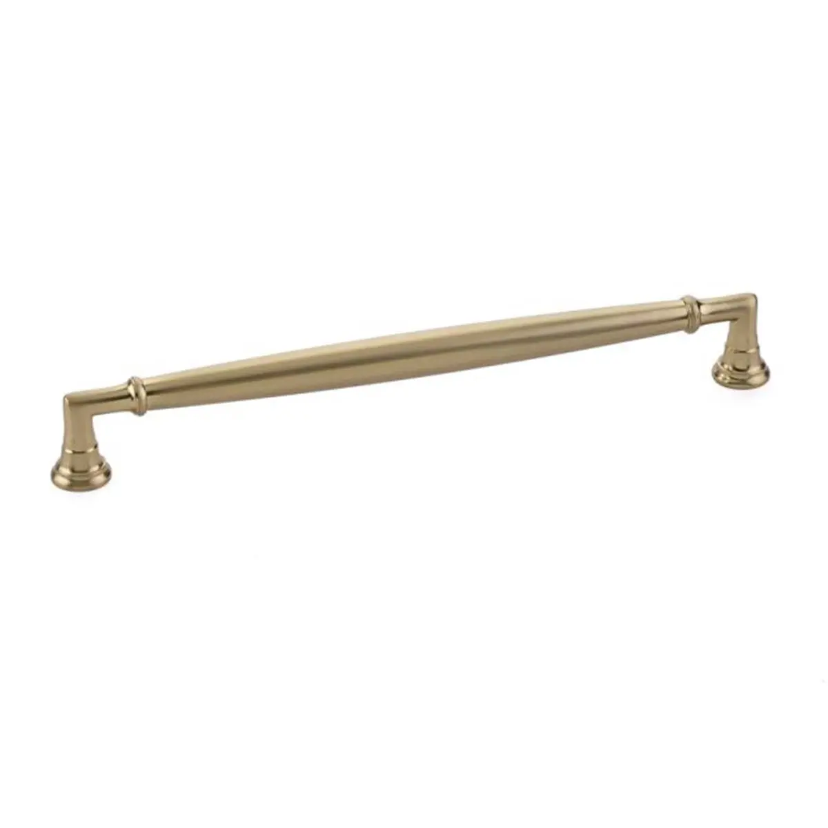 Emtek 86478US4 Westwood Metal Cabinet Pull - Brass Door Handle, 8 in. Center to Center, 3/4" Size, 8-5/8" Overall Length, Satin Finish