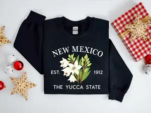 New Mexico Est. 1912 Sweatshirt, Hoodie State Gift, USA Travel Souvenir, Floral Crewneck