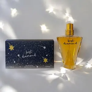 Best Diamond EDP for Women 3.41 oz Sweet Fruity Top Notes Pink Peony Orange Blossom Spring Gardenia Vanilla Cream Gift Perfume