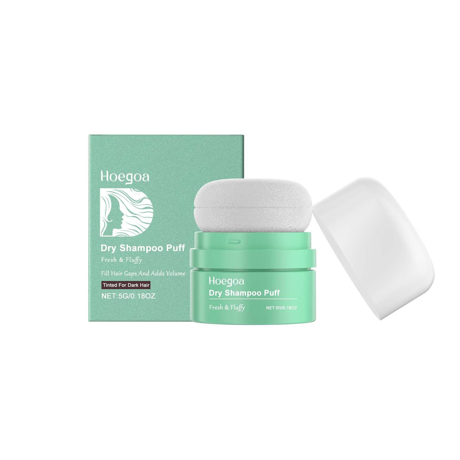 Dry shampoo Treat Dry Shampoo Puff Non-Aerosol & Talc-Free Root Refresh & Oil Absorption Volumizing Powder Vegan & Cruelty-Free(0.18oz)