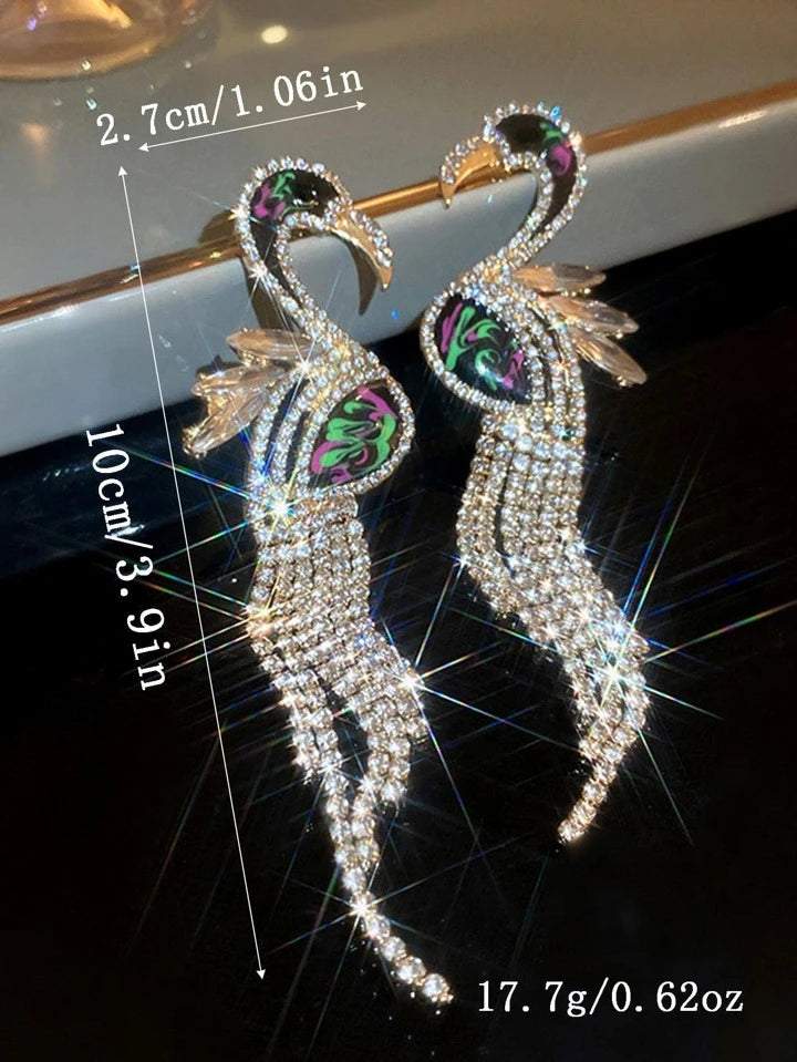 Beautiful Peacock Earrings By Advaya Perfect For Party