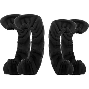 Thickened Ice Skate Blade Covers Guards for Hockey Skates, Figure Skates and Ice Skates, Black